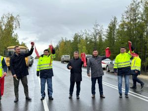 Новая дорога связала город Якутск с Хангаласским районом