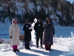 В Якутии прошёл первый республиканский ледовый забег «Ленские столбы»