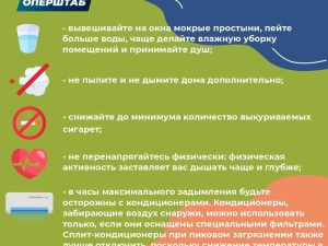 Рекомендации Минздрава Якутии при задымлении