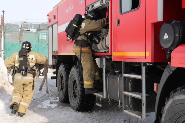 В лечебно-исправительном учреждении № 5 проведено пожарно-тактическое занятие 