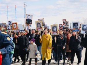 В акции «Бессмертный полк» в Якутске приняли участие 40 тысяч человек