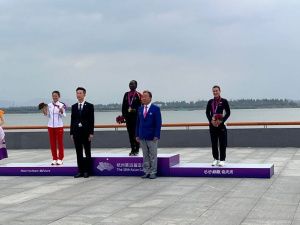 Якутянка Сардана Трофимова завоевала бронзовую медаль марафонской гонки Азиатских игр в Китае