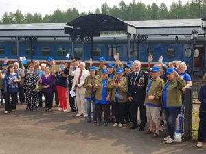 В Алдане состоялся торжественный  митинг, посвященный ветеранам – строителям Байкало-Амурской магистрали
