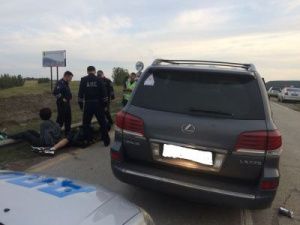 В Якутске пьяный водитель на "Лексусе" пытался скрыться от полиции