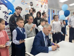 В Якутске школьники встретились с космонавтом, Героем России Андреем Борисенко