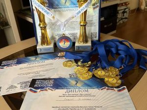 Народный коллектив спортивно-бального танца «Мозаика» завевал 2 кубка