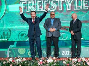 Айсен Николаев принял участие в торжественной церемонии закрытия Кубка мира по вольной борьбе - 2019