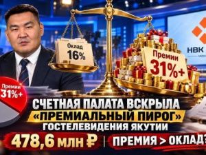 Счетная палата вскрыла «премиальный пирог» гостелевидения Якутии