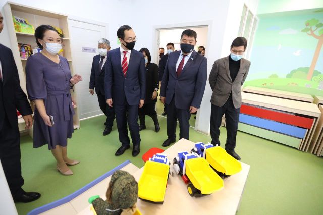 Айсен Николаев:  «В Хамагаттинском наслеге проблема с обеспечением мест в детских садах решена»