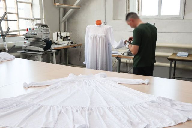 В исправительной колонии № 1 Якутска шьют халадаи