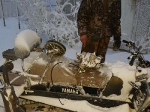 Житель Якутии украл запчасти от снегохода