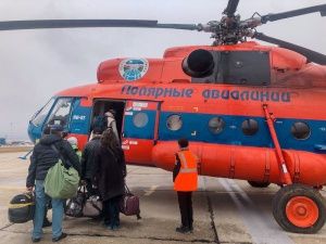 Ми-8 вылетел на поиски вертолета Robinson