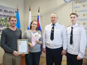 В уголовно-исполнительной инспекции УФСИН состоялось торжественное мероприятие, приуроченное ко Дню работника учреждений, исполняющих наказания, не связанные с изоляцией осужденных от общества