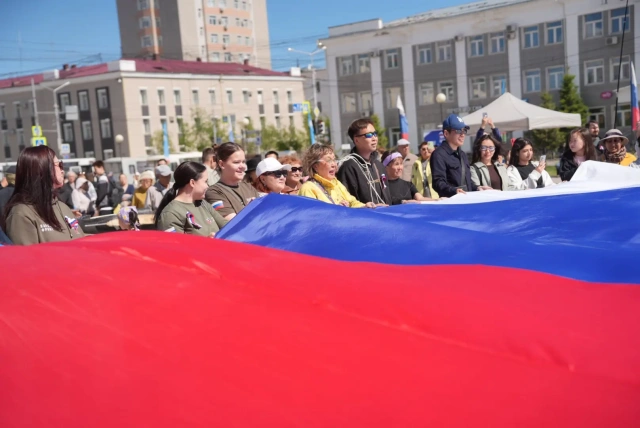 День России отметили в городе Якутске