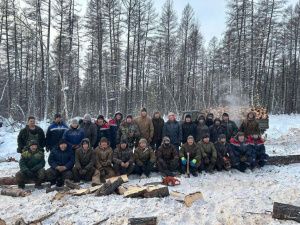 Древесину заготовили для семей участников СВО в Амгинском районе