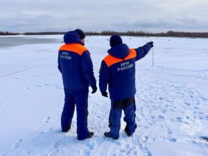 Закрыта ледовая переправа «с. Угино – А-360» через реку Алдан