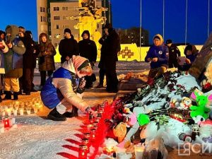 Якутск присоединился к акции «Мы вместе» в память жертв теракта в Подмосковье