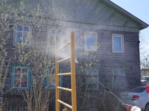 В Якутске продезинфицировали свыше 2 млн кв. метров общественных пространств