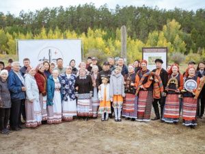 В Табаге установили верстовой столб – начало «Ямщицкого подворья»