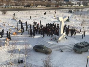 На митинге в Якутске было решено обратиться в ООН и отпраздновать день рождения Шамана в «Триумфе»