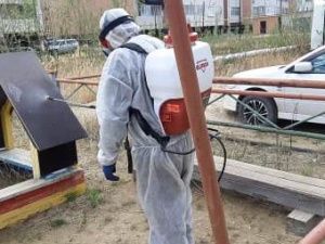 В Якутске продезинфицировали свыше 2 млн кв. метров общественных пространств