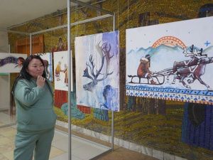 18 января в ДДН им. А.Е. Кулаковского открылась выставка картин, очищающих воздух