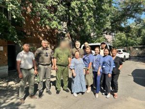 Кирилл Бычков посетил раненых бойцов в госпитале «Вера»