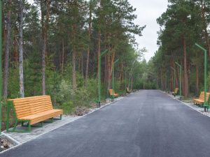 В исправительной колонии № 1 изготовлены скамейки и урны для Парка культуры и отдыха г. Якутска