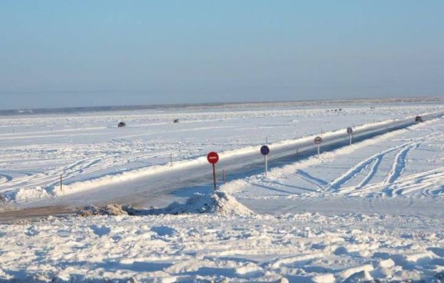 Памятка о допустимой грузоподъемности на ледовых переправах