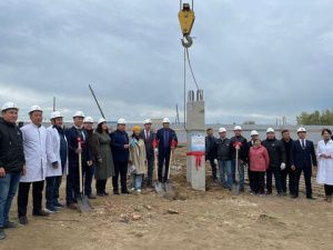 В Амге установили первую сваю поликлиники на 200 посещений в смену