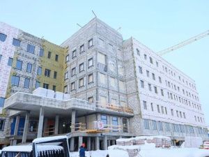 В Якутске закончили возводить корпус SMART-поликлиники