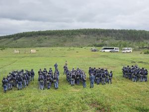 В УФСИН проведены тактико-строевые занятия с личным составом 