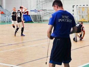 Сотрудники МЧС из Мирного взяли «бронзу» в играх силовиков