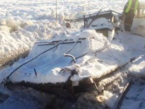 В Нюрбинском районе под лед провалилась спецтехника АО «Иркутскгеофизика»