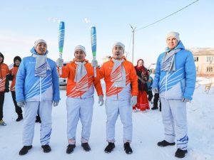 Эстафету огня VIII Игр «Дети Азии» встретил Аллаиховский район