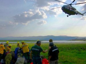 Пожары в курумниках играют с огнеборцами в прятки