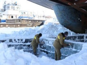Осужденные, отбывающие наказание в колонии-поселении № 2, трудоустроены в администрации Ленского бассейна внутренних водных путей 
