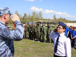 Для детей сотрудников УФСИН проведена военно-патриотическая игра «Зарница» 