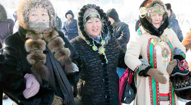 Северяне отметили древний праздник встречи солнца