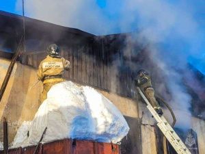 Большой пожар повышенной сложности тушили в Алдане