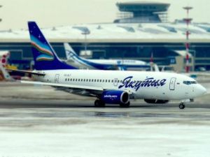 Авиакомпания "Якутия" лидирует по числу задержанных рейсов