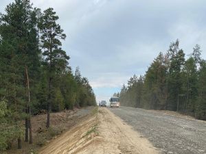 При ремонте автодороги "Амга" применят новые технологии