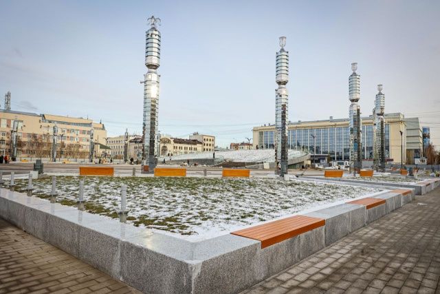 Реконструкция площади Ленина в Якутске почти завершена