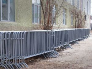 В исправительной колонии № 7 изготовлены мобильные металлические ограждения