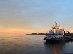 В Якутии работает одна паромная переправа