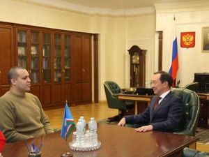 Глава Якутии встретился с Президентом Международной ассоциации бокса Умаром Кремлевым