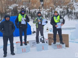 В Якутии прошёл первый республиканский ледовый забег «Ленские столбы»