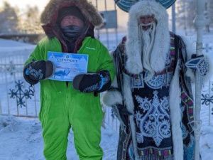 Российский миллиардер искупался в речке в Оймяконе в -50°
