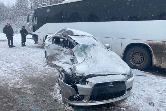 Смертельное ДТП произошло на федеральной дороге в Нерюнгринском районе Якутии