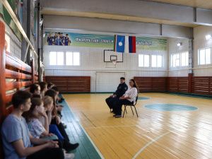 Представители отдела по конвоированию УФСИН посетили республиканскую специальную (коррекционную) школу-интернат